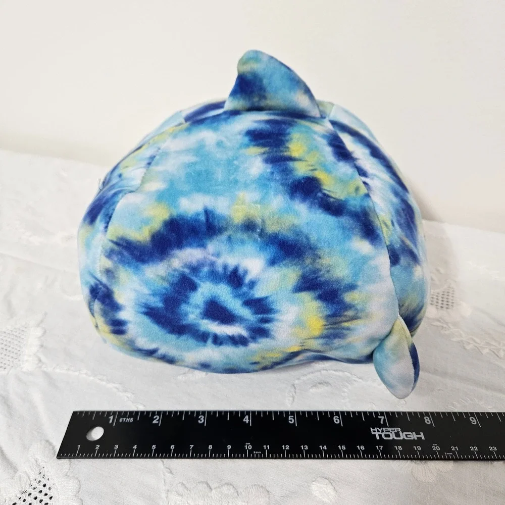 Squishmallows‎ Stackables Luther the Shark Blue Tie Dye Plush 8 Inch Shark